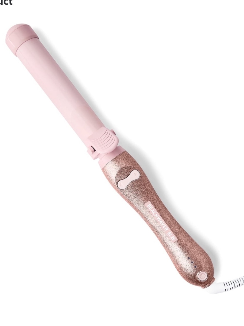 Beachwaver B-Series Ceramic Rotating Curling Iron, Pink Glitter,
1.25 inch